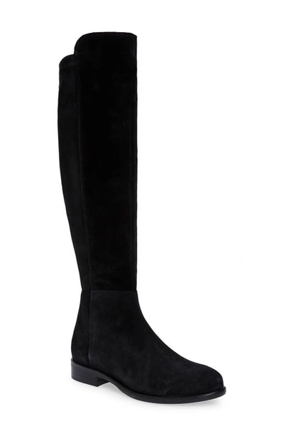 Cordani Bethany Over The Knee Boot In Black Suede