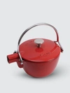 Staub - Verified Partner Staub 1-qt Round Tea Kettle In Cherry