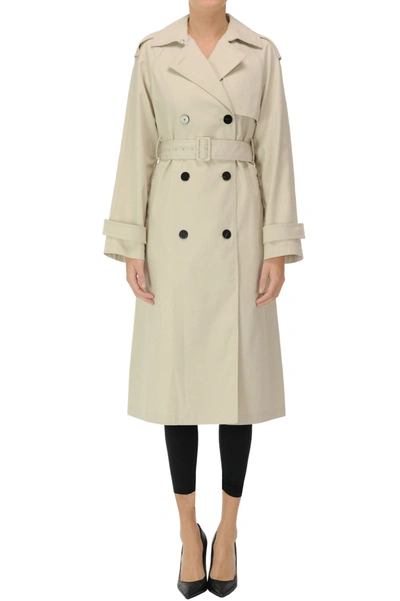 Theory Staple Trench Coat In Beige