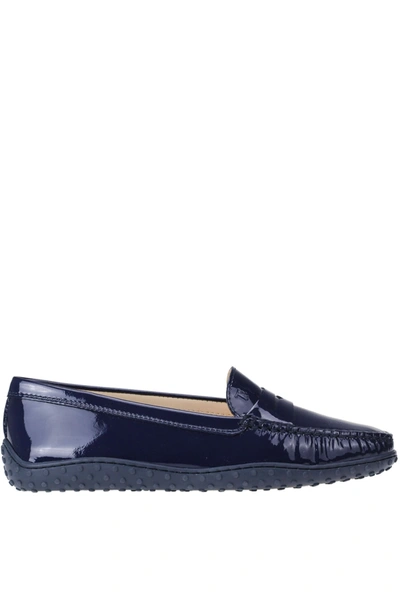 Super Mocassins Pertini à Glands, Marine Vernis, Taille 40.5 - Occasion Mais Stylés !