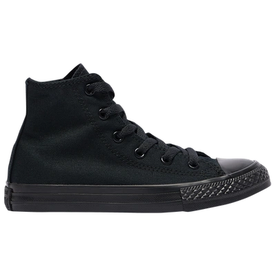 Converse Big Kids' Chuck Taylor All Star High Top Casual Shoes In Black Monochrome/white