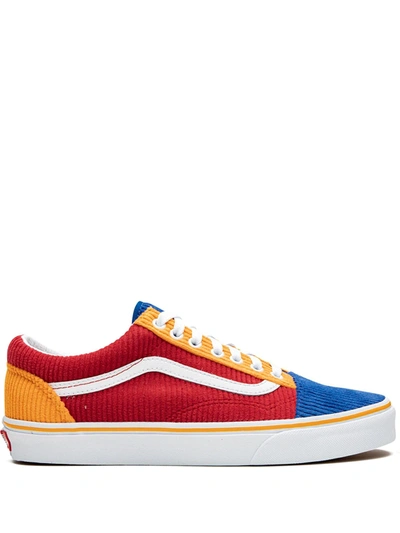 Vans Old Skool Sneakers In Red/blue/orange
