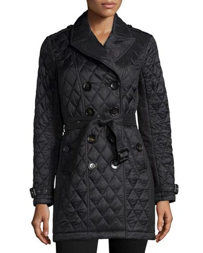 Burberry double-breasted 2024 quilted trench coat