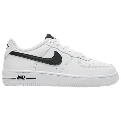 Nike Kids' Air Force 1 Low In White/black