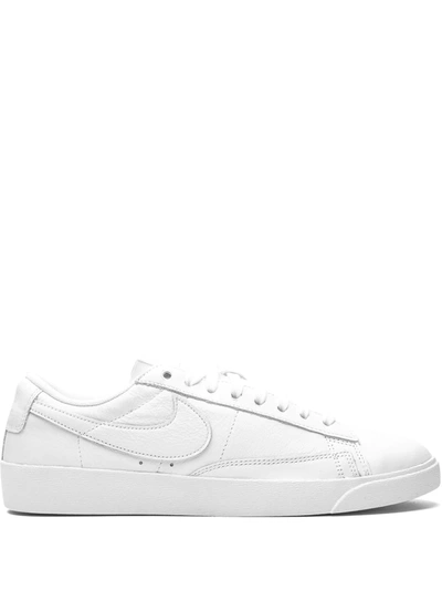 Nike Women's Blazer Low Le Casual Sneakers From Finish Line In White/white/ white | ModeSens
