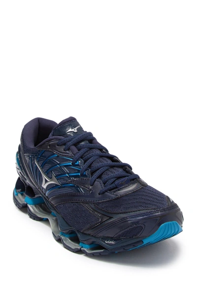 Mizuno Wave Prophecy 8 Running Shoe In Bl Wng Teal Sil | ModeSens