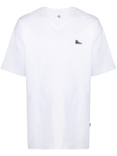 Converse Chuck Taylor Embroidered T-shirt In White