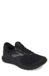 Brooks Glycerin 17 Running Sneaker In Black/ebony