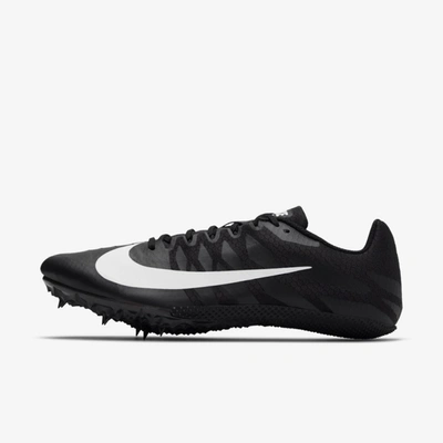 Nike Unisex Zoom Rival S 9 Track & Field Sprinting Spikes In Black/white