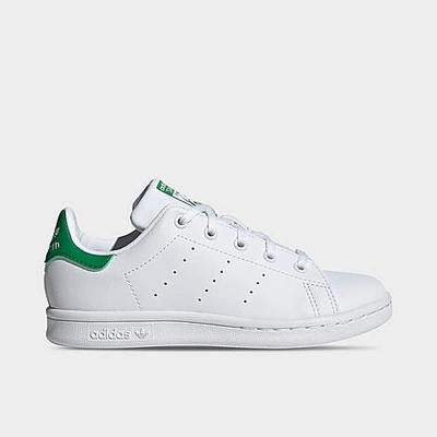 Adidas Originals Adidas Big Kids Originals Stan Smith Primegreen Casual Sneakers From Finish Line In White/white/green