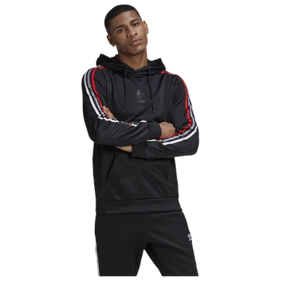 Adidas Originals Chile 20 Hoodie In Black/red