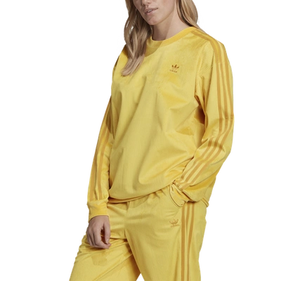 Adidas Originals Crew Shirts Sweatshirt In Corn Yellow/power Yellow |  ModeSens