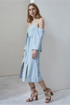 C/meo Collective Limitless Bustier Dress In Frost