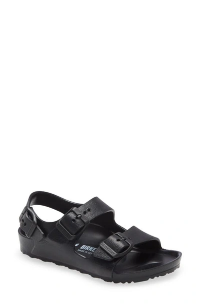 Birkenstock Kids' Milano Eva Sandal In Black/black