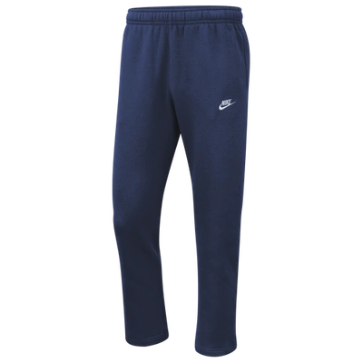 Nike Men's  Sportswear Club Jersey Jogger Pants In Midnight Navy/white