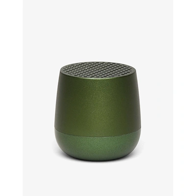 Lexon Mino Portable Tws Bluetooth Speaker In Alu Dark Green