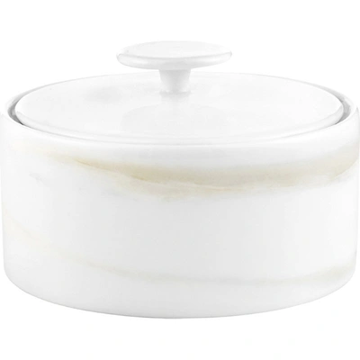 Vera Wang Wedgwood Venato Imperial China Sugar Bowl 5cm In White