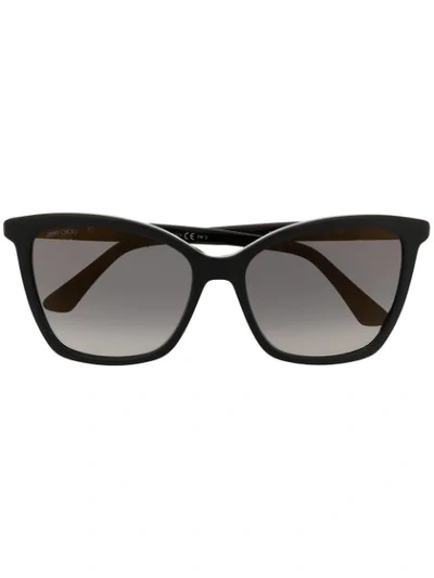 Jimmy Choo Alis Butterfly-frame Sunglasses In Black