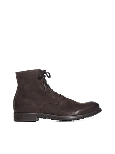 Officine Creative Chronicle Ankle Boots In Brown