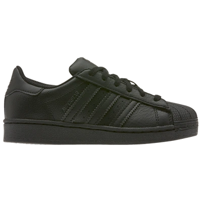 Adidas Originals Kids' Boys  Superstar In Black/black/black