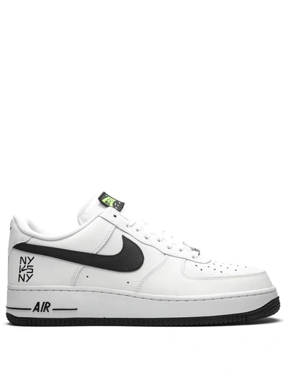 Nike Air Force 1 Low "ny Vs Ny" Sneakers In White/black