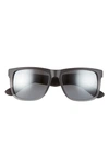 Ray Ban Youngster 54mm Sunglasses In Silver Mirror