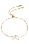 Sterling Forever Zodiac Bracelet In Gold Virgo