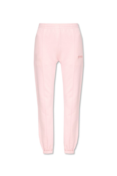 Vetements Haute Couture Logo-embroidered Jersey Track Trousers In Pink