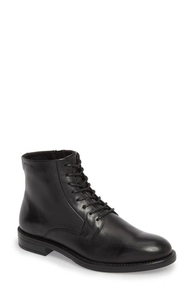 Vagabond Shoemakers Amina Lace-up Bootie In Black Leather