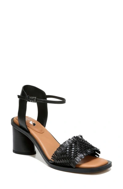 Sarto By Franco Sarto Razia Block Heel Sandal In Black Leather