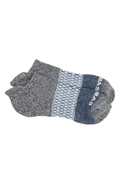 Bombas Colorblock Ankle Socks In Midnight/ Soft Blue/ Grey