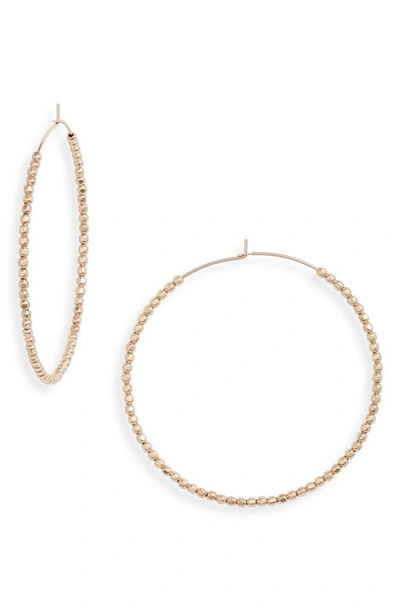Set & Stones Erin Hoop Earrings In Gold