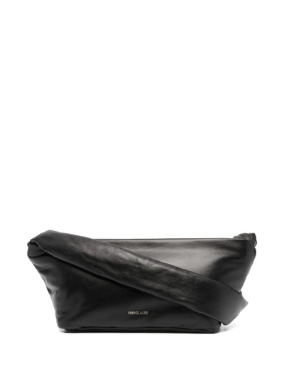 Frenzlauer Black Leather Bateau Bag