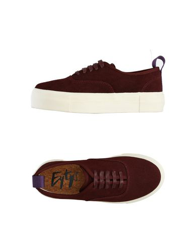 burgundy platform sneakers
