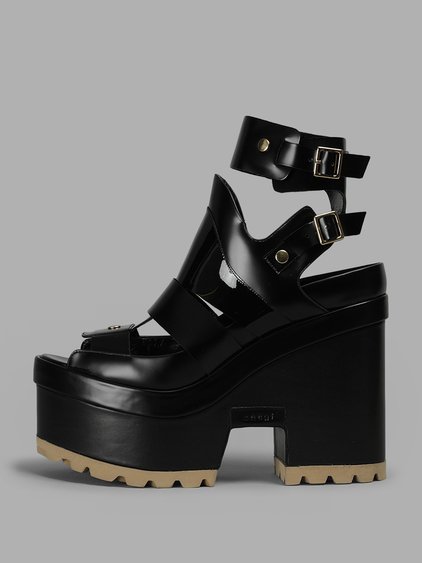 sacai platform sandals