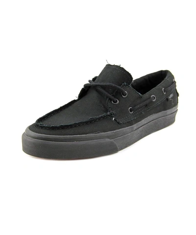 Vans Zapato Del Barco Moc Toe Canvas Boat Shoe' In Black | ModeSens