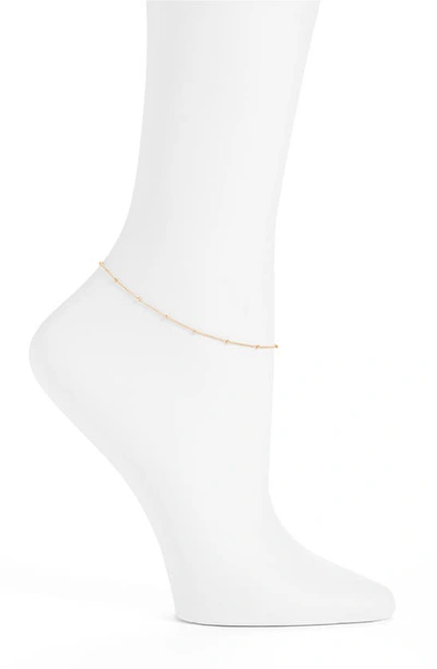 Set & Stones Aria Anklet In Gold