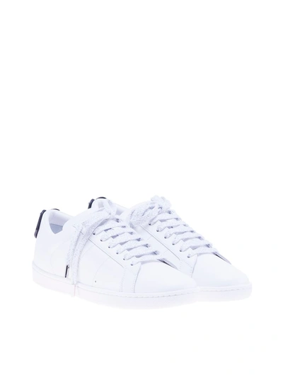Saint Laurent Signature Court Classic Sl-01 Lips Sneakers In White