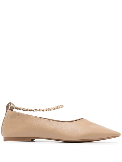 Senso Aubree Ii Leather Flats In Neutrals