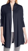 Pj Harlow Shelby Knit Lounge Cardigan Wrap In Navy