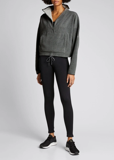 Alo Yoga Yin Yang Half-zip Pullover In Anthracite