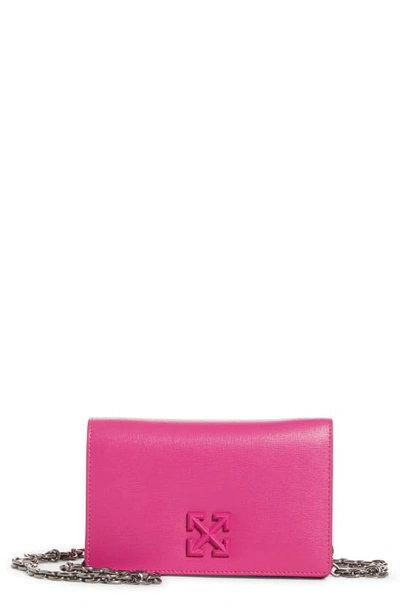 Off-white Jitney 0.5 Crossbody Bag In Fuchsia