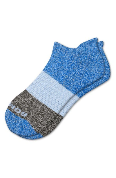 Bombas Colorblock Ankle Socks In Blue Multi