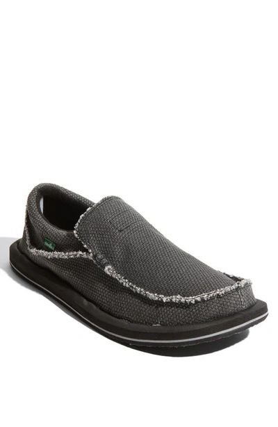 Sanuk Men Chiba Slip On Shoe In Black