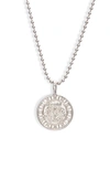 Melinda Maria Zodiac Pendant Necklace In Silver- Sagittarius