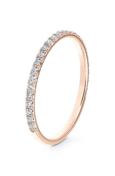 Forevermark Engagement & Commitment French Pavé Diamond Band In Rose Gold