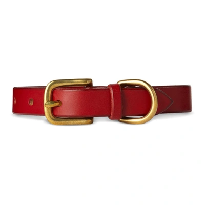 Maximum Henry Red Leather Collar