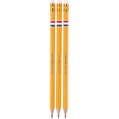 Thom Browne Yellow Rwb 4-bar Pencil Set In 960 Multi