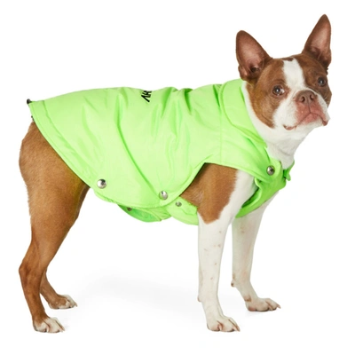 Misbhv Green Puffer Jacket In Neon Green