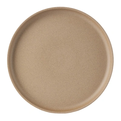 Hasami Porcelain Beige Hp004 Plate In Natural